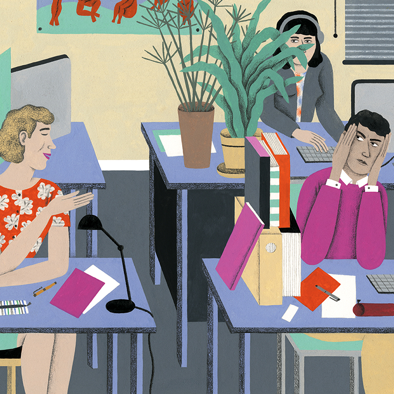 Friends at Work ? Not So Much!